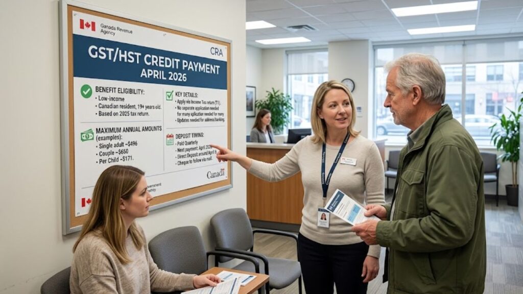 GST/HST Credit Payment April 2026